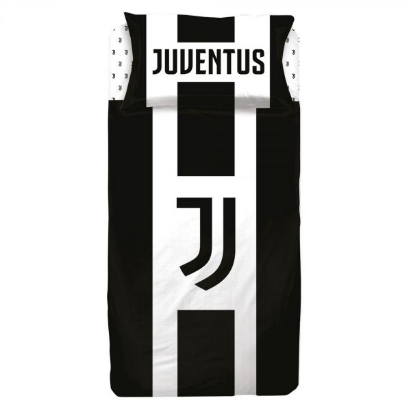 Parure de lit Juventus 100% coton Housse de couette 140x200 cm