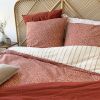 Parure de couette 100% Percale de Coton Bio 80 fils Poisino