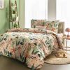 Housse de couette 240x260 + 2 taies d'oreiller 63x63 cm Coton Bio Travel Multico