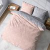 Housse de couette 220x240 + 2 taies d'oreiller 63x63 cm Coton Shyne