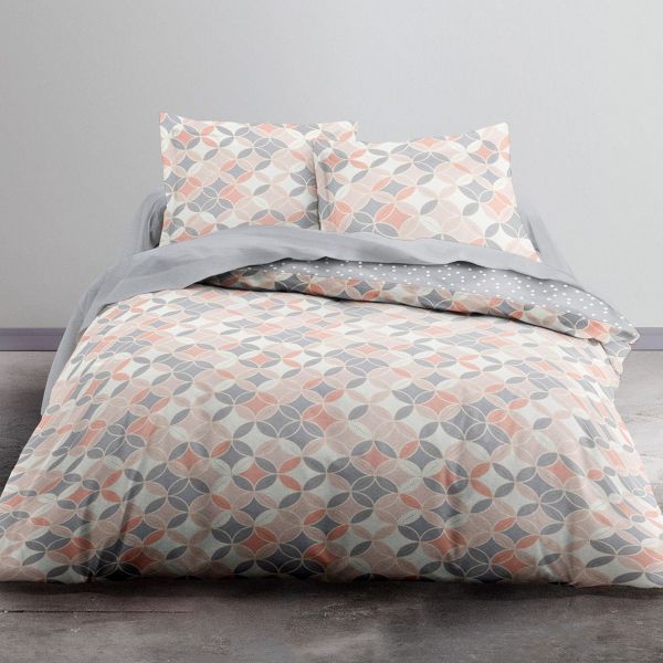 Housse de couette 220x240 + 2 taies d'oreiller 63x63 cm Polyester Lollipos