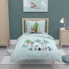 Housse de couette 140x200 + 1 taie d'oreiller 63x63 Coton Bio Save The Planet