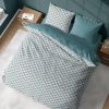 Housse de couette 240x260 + 2 taies d'oreiller 63x63 Microfibre Daisy