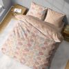 Housse de couette 220x240 + 2 taies d'oreiller 63x63 Microfibre Palmis