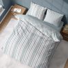 Housse de couette 240x260 + 2 taies d'oreiller 63x63 Lyocell et Coton Calanque