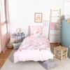 Housse de couette 140x200 + 1 taie d'oreiller 63x63 Coton Clara