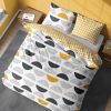 Housse de couette 240x260 + 2 taies d'oreiller 63x63 Coton Bio Cil