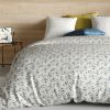 Housse de couette 220x240 cm + 2 taies d'oreiller 65x65 cm Coton Vita