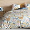 Housse de couette 220x240 cm + 2 taies d'oreiller 65x65 cm Coton Kahana