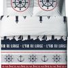 Housse de couette 220x240 cm + 2 taies d'oreiller 65x65 cm Coton Babord