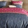 Housse de couette 140x200 cm + 1 taie d'oreiller 63x63 cm Coton Lily