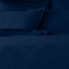 Drap plat 240x300 Satin de Coton Cobalt