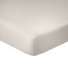 Drap housse 160x200 +25 cm Coton Beige