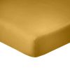 Drap housse 200x200 +25 cm Coton Jaune Safran