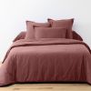 Drap housse 160x200 +25 cm Coton Rouge Tomette