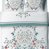 Housse de couette 220x240 cm + 2 taies d'oreiller 63x63 cm Coton Capucine