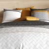 Housse de couette 200x200 cm + 2 taies d'oreiller 63x63 cm 100% Coton 57 fils Corki