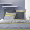 Housse de couette 140x200 cm + 1 taie d'oreiller 63x63 cm 100% Polyester 60 gsm Vaxo Jaune