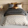 Housse de couette 140x200 cm + 1 taie d'oreiller 63x63 cm Coton 57 fils Ota