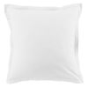 Housse de couette 140x200 cm + 1 taie d'oreiller 63x63 cm Coton 57 fils Blanc