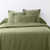 Housse de couette 220x240 cm + 2 taies d'oreiller 63x63 cm Coton 57 fils Verveine