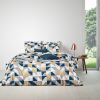 Housse de couette 220x240 cm + 2 taies d'oreiller 63x63 cm Coton 57 fils Soho