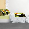 Housse de couette 220x240 cm + 2 taies d'oreiller Coton 57 fils Toucan