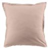 Lot de 2 taies d'oreiller 63x63 cm Coton 57 fils Blush