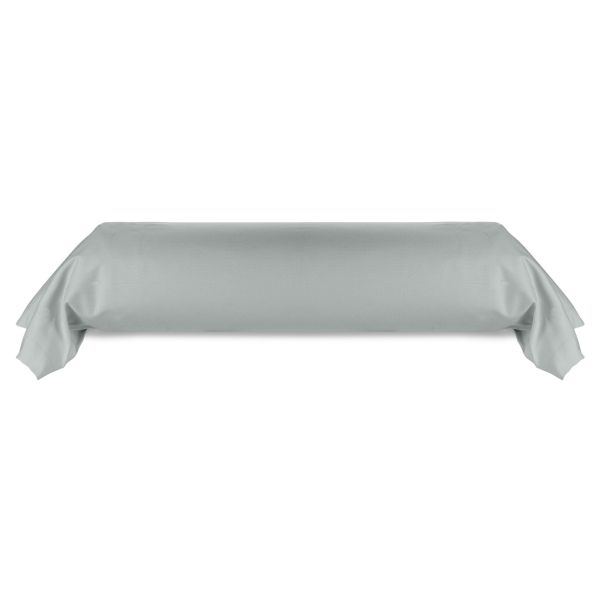 Taie de traversin 80x185 cm Coton 57 fils Silver