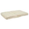 Coussin matelas de sol beige 120x80 cm