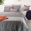 Housse de couette 220x240 cm + taies d'oreiller, coton 57 fils, Tilak