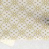 Nappe 150x250 cm Polyester à motifs Flocon Beige