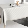 Nappe rectangulaire anti tache 140x200 cm Coton Milleraie Argile