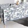 Nappe rectangulaire anti tache 140x200 cm Coton Skandina Bleu