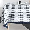 Nappe rectangulaire anti tache 140x200 cm Coton Verana