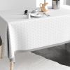 Nappe rectangulaire anti tache 140x250 cm Coton Frakta Gris