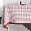 Nappe rectangulaire anti tache 140x300 cm Coton Tilak Aubergine