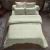 Housse de couette 240x260 cm en Gaze de coton Vert d’eau