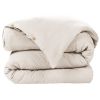 Housse de couette 200x200 cm en Gaze de coton Naturel