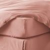 Drap housse 180x200 cm en Gaze de coton Rose