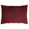 Taie d'oreiller 50x70 cm Gaze de coton Lie De Vin