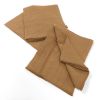 Lot de 3 serviettes 40x40 Gaze de coton Camel