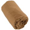 Drap housse 180x200 +30 cm Flanelle de Coton Camel