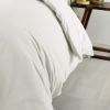 Housse de couette 220x240 Flanelle de Coton Neige