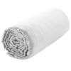 Drap housse 180x200 + 30 cm Satin de Coton Blanc