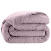 Housse de couette 240x260 cm Satin de Coton Violet