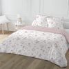 Housse de couette 220x240 cm + 2 taies 100% Coton 51 fils Spring Rose