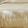 Housse de couette 240x260 cm + 2 taies 100% Gaze de Coton Beige