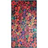 Tapis de salon 80x150 cm Polyester Happy Noir