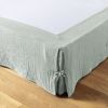 Cache sommier 140x190 cm Gaze de Coton Eucalyptus